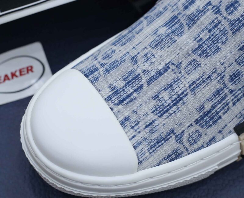 Giày Dior B23 Low Blue Oblique Kasuri Jacquard Best Quality