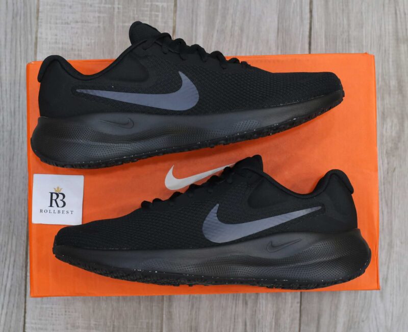 Giày Nike Revolution 7 Extra Wide ‘Black Off Noir’ Like Auth