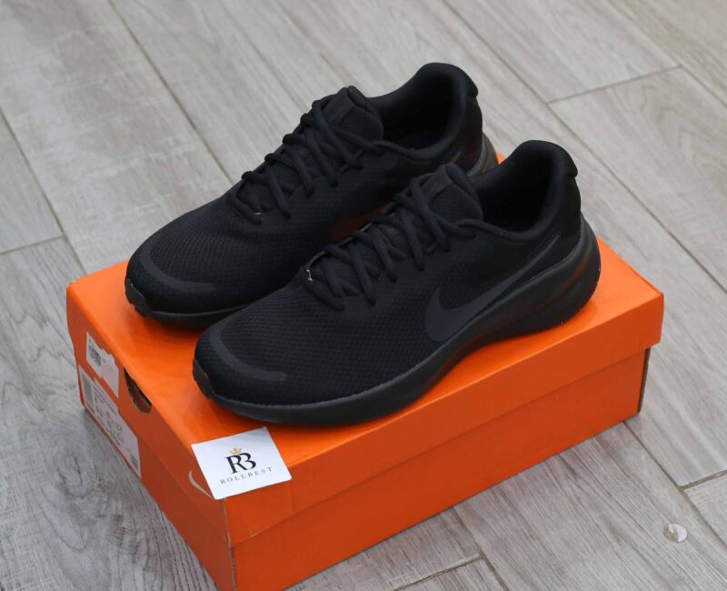 Giày Nike Revolution 7 Extra Wide ‘Black Off Noir’ Like Auth