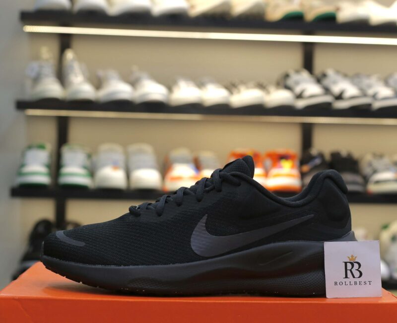 Giày Nike Revolution 7 Extra Wide ‘Black Off Noir’ Like Auth