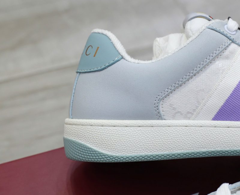 Giày Gucci Screener ‘Light Blue Lilac’ Chuẩn 99% Auth