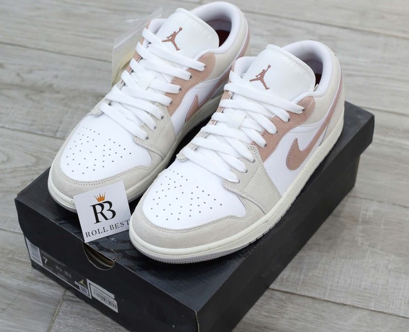Giày Nike Air Jordan 1 Low Light Bone Best Quality