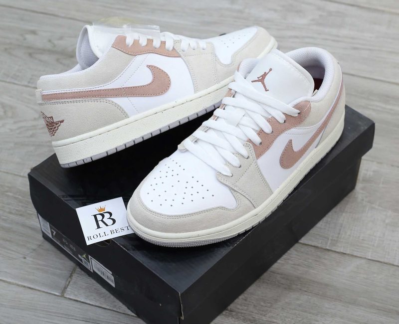 Giày Nike Air Jordan 1 Low Light Bone Best Quality