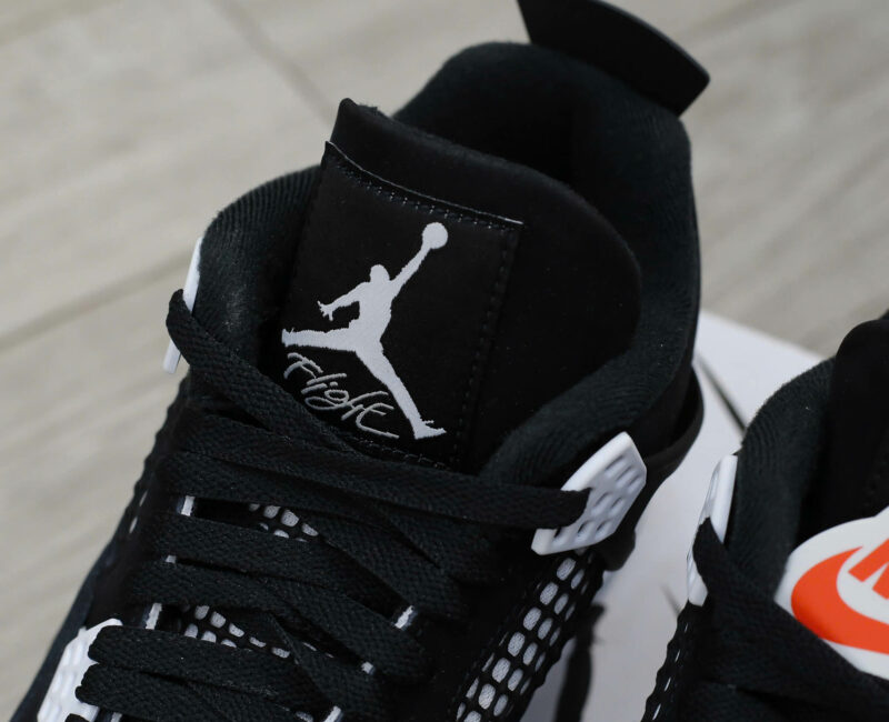 Giày Nike Air Jordan 4 Retro White Thunder Real