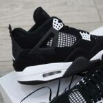 Giày Nike Air Jordan 4 Retro White Thunder Real