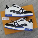 Giày Louis Vuitton LV Trainer #54 White Blue Black Best Quality