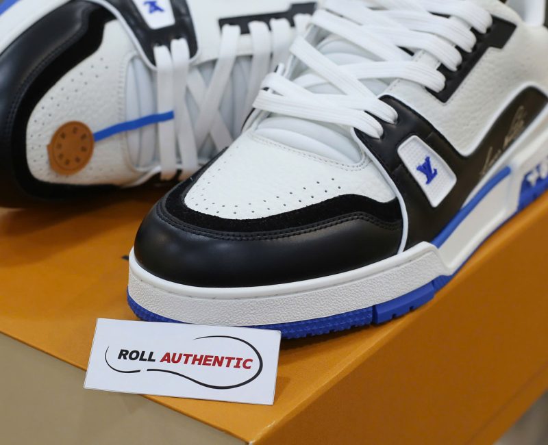 Giày Louis Vuitton LV Trainer #54 White Blue Black Best Quality