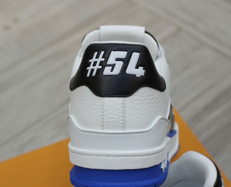 Giày Louis Vuitton LV Trainer #54 White Blue Black Best Quality
