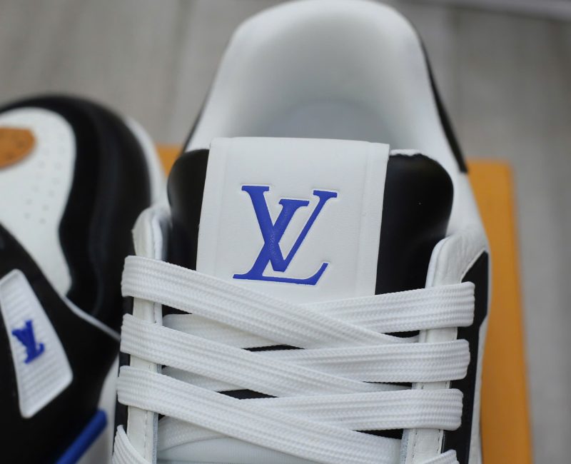 Giày Louis Vuitton LV Trainer #54 White Blue Black Best Quality