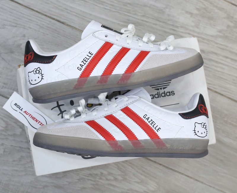 Giày Gazelle Indoor x Hello Kitty Anniversary Real