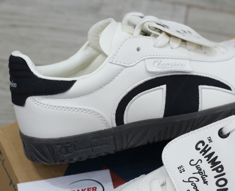 Giày Champion Essentials Champ T-Trainer Cream Black Chuẩn 95% Auth