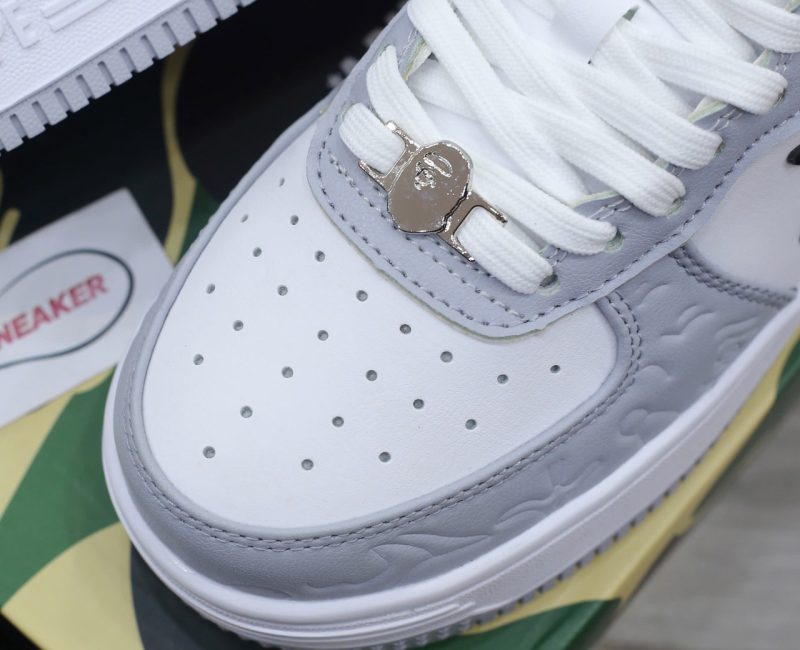 Giày A Bathing Ape Bape Sta Low Grey Black Best Quality