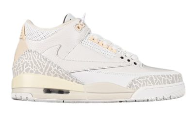 Giày Nike Air Jordan 3 Retro x Travis Scott Cactus Jack White Sail Chuẩn 99% Auth